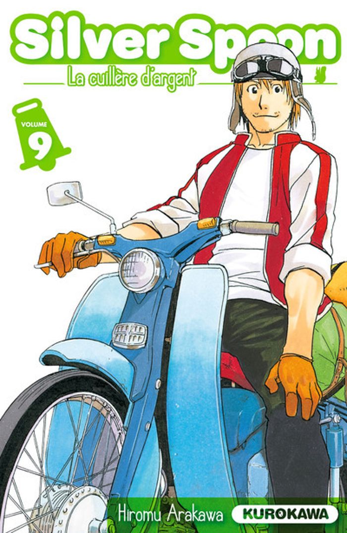 Couverture du livre « Silver spoon : la cuillère d'argent », librairie Les Contes Infusés à Corte