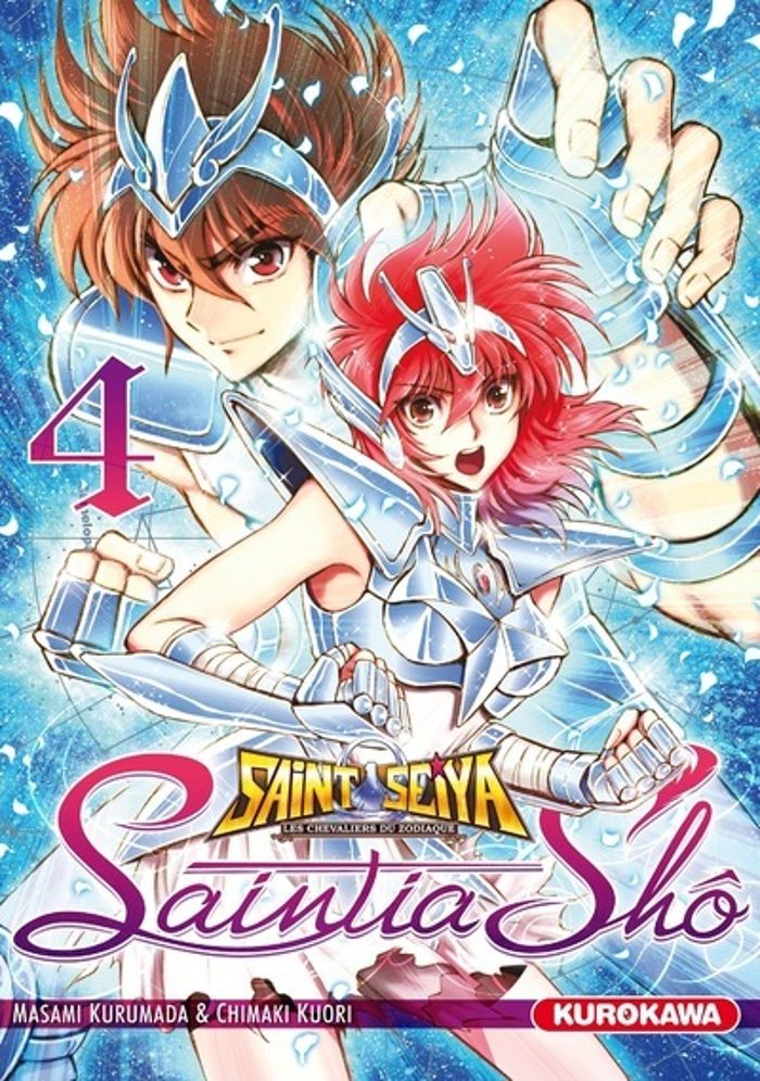 Couverture du livre « SAINT SEIYA - LES CHEVALIERS DU ZODIAQUE - SAINTIA SHO - TOME 4 » de Kurumada/kuori, librairie Les Contes Infusés à Corte