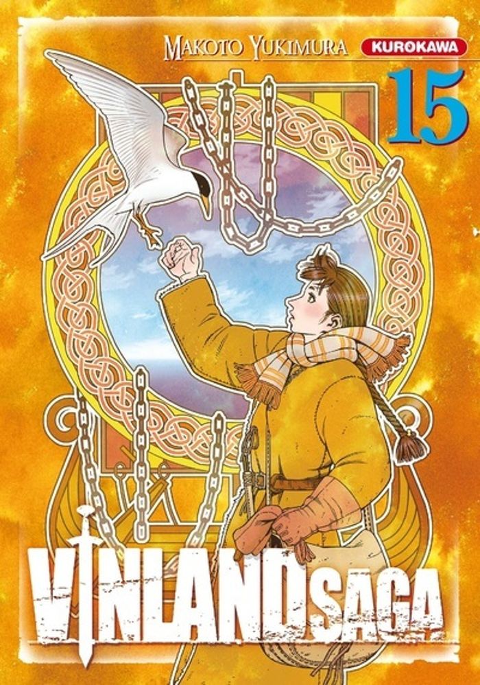 Couverture du livre « Vinland saga » de Makoto Yukimura, librairie Les Contes Infusés à Corte