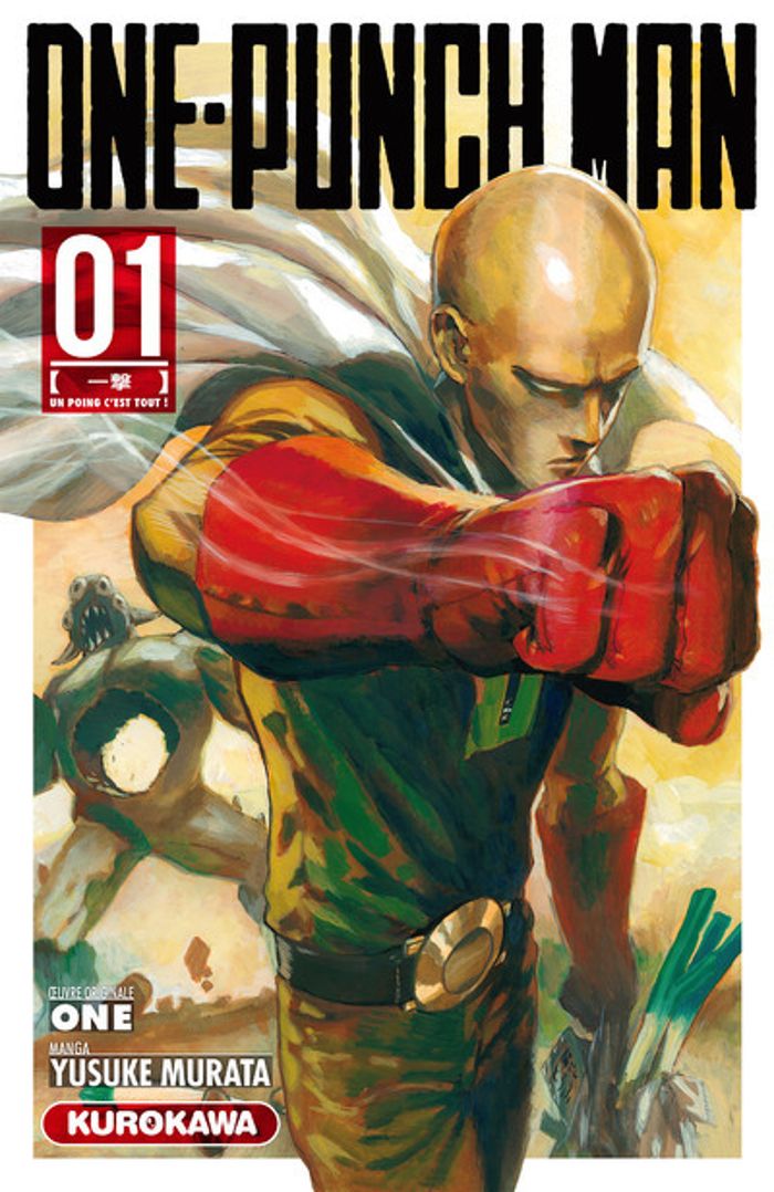 Couverture du livre « ONE-PUNCH MAN - TOME 1 » de One/murata, librairie Les Contes Infusés à Corte