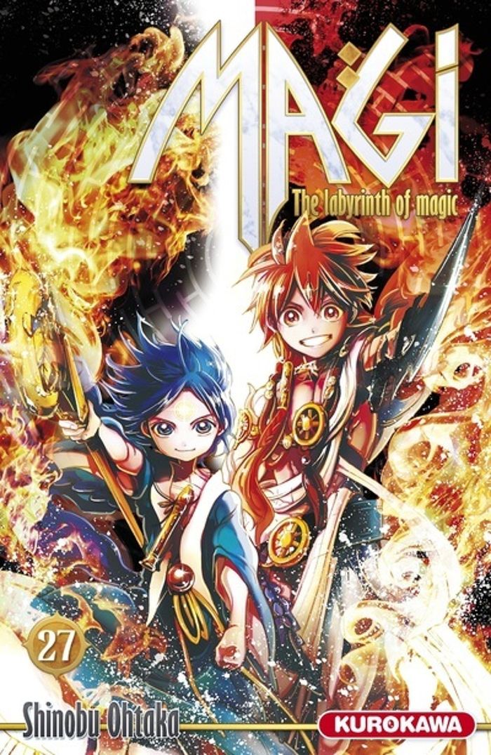 Couverture du livre « MAGI - THE LABYRINTH OF MAGIC - TOME 27 » de Shinobu Ohtaka, librairie Les Contes Infusés à Corte