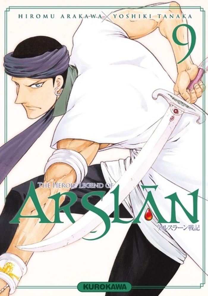 Couverture du livre « THE HEROIC LEGEND OF ARSLAN - TOME 9 » de Arakawa/tanaka, librairie Les Contes Infusés à Corte