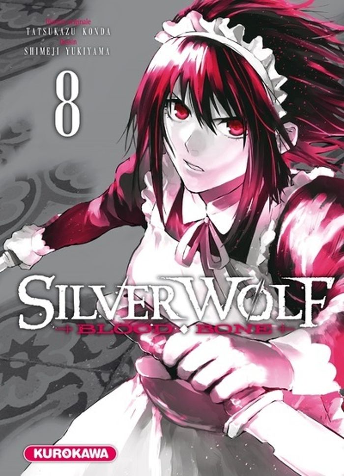 Couverture du livre « SILVER WOLF - BLOOD BONE - TOME 8 » de Konda/yukiyama, librairie Les Contes Infusés à Corte