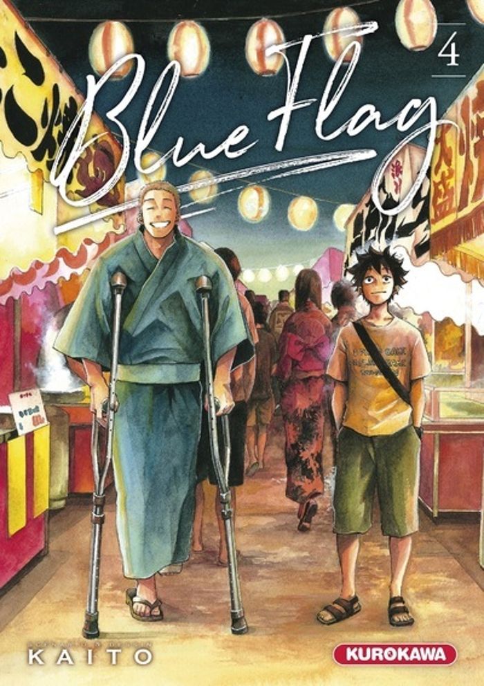 Couverture du livre « Blue flag » de Kaito, librairie Les Contes Infusés à Corte