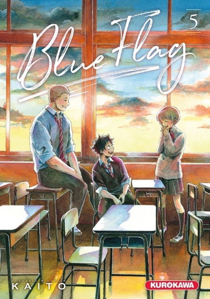 Couverture du livre « Blue flag » de Kaito, librairie Les Contes Infusés à Corte