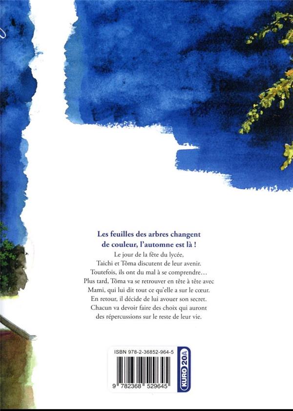 Quatrième de couverture de « Blue flag »