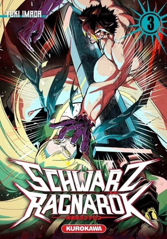 Couverture du livre « SCHWARZ RAGNAROK - TOME 3 » de Yuuki Imada, librairie Les Contes Infusés à Corte