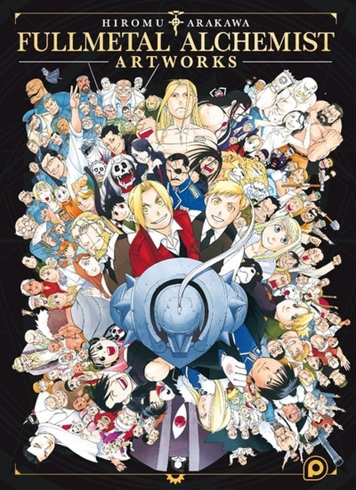 Couverture du livre « "Fullmetal alchemist" artworks » de Hiromu Arakawa, librairie Les Contes Infusés à Corte