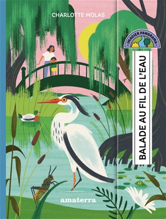 Couverture du livre « Balade au fil de l'eau » de Charlotte Molas, librairie Les Contes Infusés à Corte