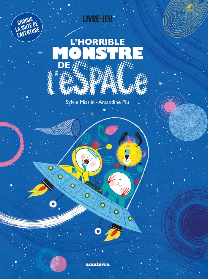Couverture du livre « L'horrible monstre de l'espace », librairie Les Contes Infusés à Corte