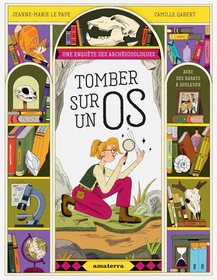 Couverture du livre « TOMBER SUR UN OS - UNE ENQUETE DES ARCHEOZOOLOGUES » de Pape/gabert Le, librairie Les Contes Infusés à Corte