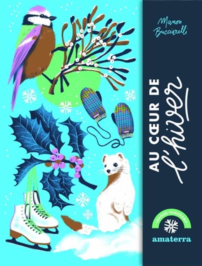 Couverture du livre « AU COEUR DE L'HIVER » de Manon Bucarrelli, librairie Les Contes Infusés à Corte