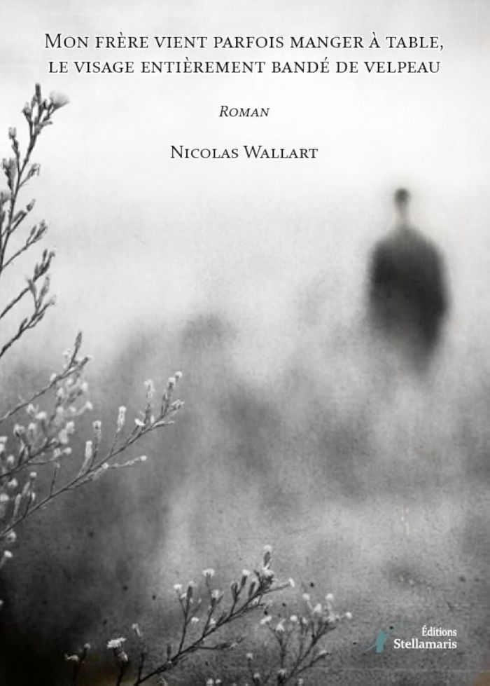 Couverture du livre « MON FRE RE VIENT PARFOIS MANGER A  TABLE, LE VISAGE ENTIE REMENT BANDE  DE VELPE » de Nicolas Wallart, librairie Les Contes Infusés à Corte