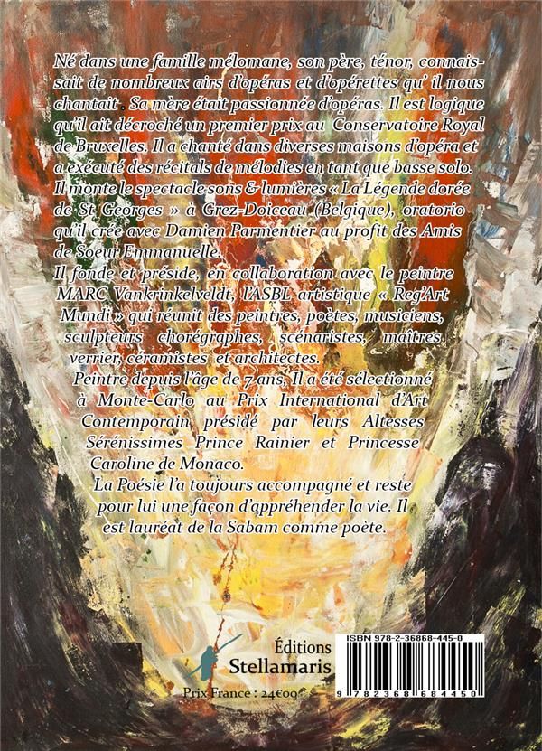 Quatrième de couverture de « MA VIE EN PEINTURE ET POESIE »