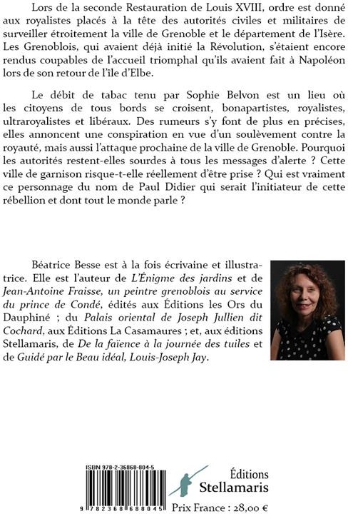 Quatrième de couverture de « UN EFFROI SALUTAIRE - LA CONSPIRATION DE DIDIER »
