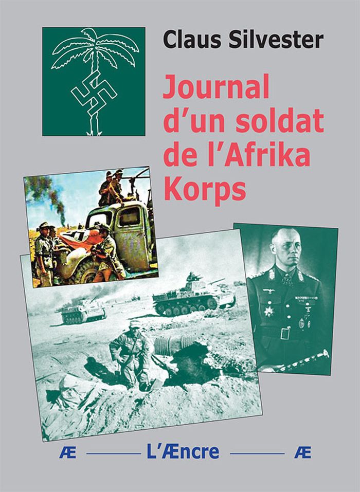 Couverture du livre « Journal d'un soldat de l'Afrika-Korps » de Claus Silvester, librairie Les Contes Infusés à Corte