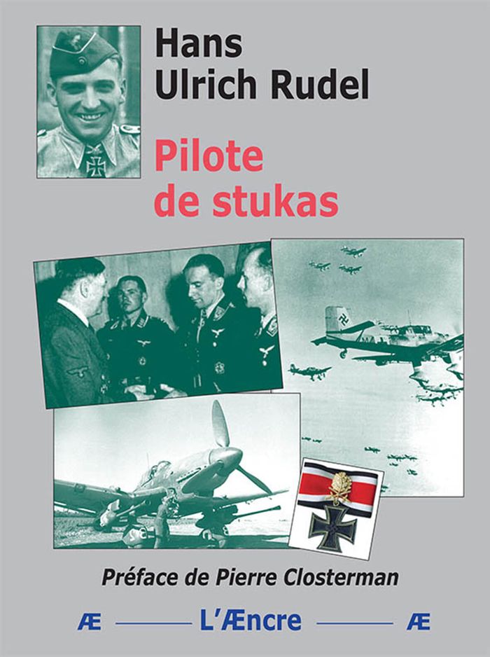 Couverture du livre « Pilote de stukas » de Hans-Ulrich Rudel, librairie Les Contes Infusés à Corte