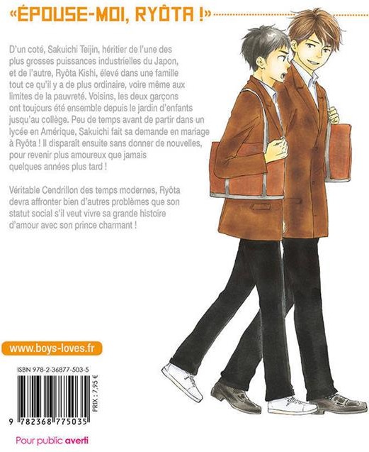 Quatrième de couverture de « MAD CINDERELLA - TOME 01 »