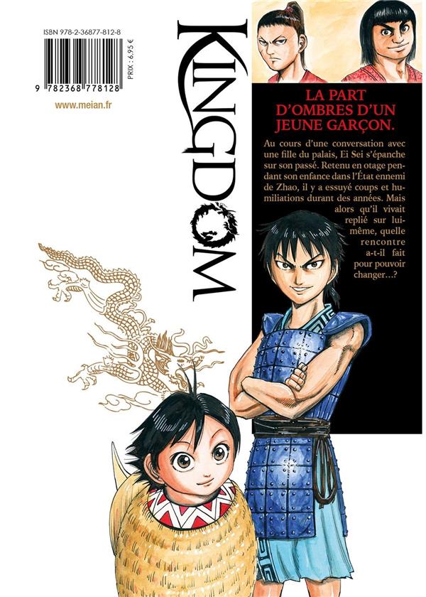 Quatrième de couverture de « KINGDOM - TOME 08 »