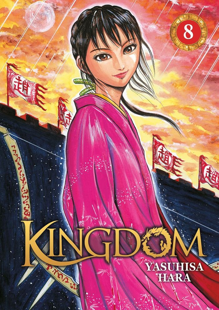 Couverture du livre « KINGDOM - TOME 08 » de Yasuhisa Hara, librairie Les Contes Infusés à Corte