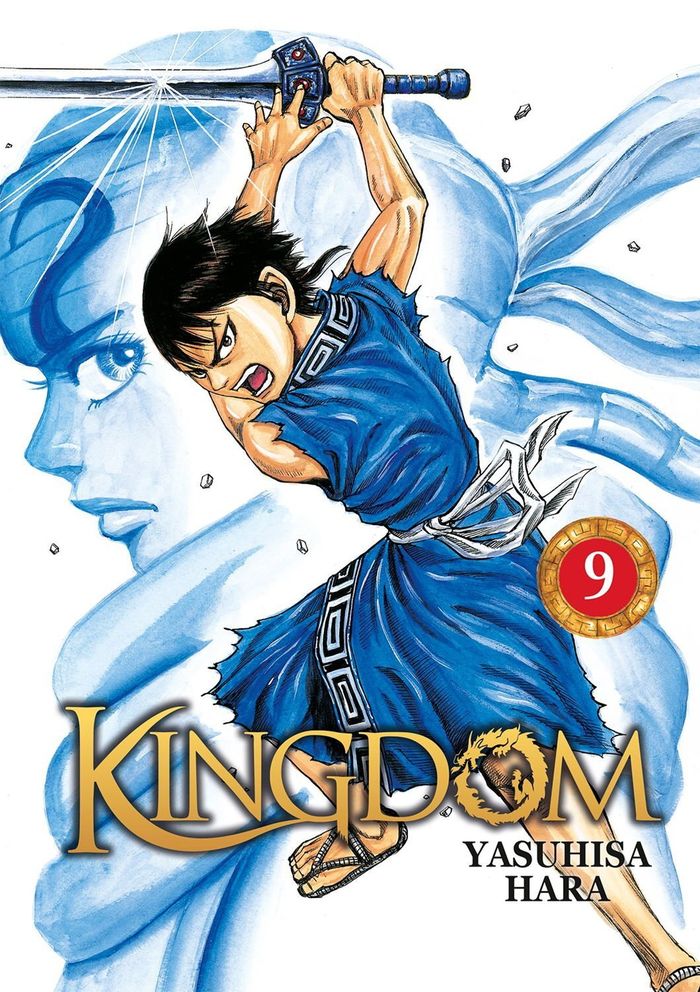 Couverture du livre « KINGDOM - TOME 09 » de Yasuhisa Hara, librairie Les Contes Infusés à Corte