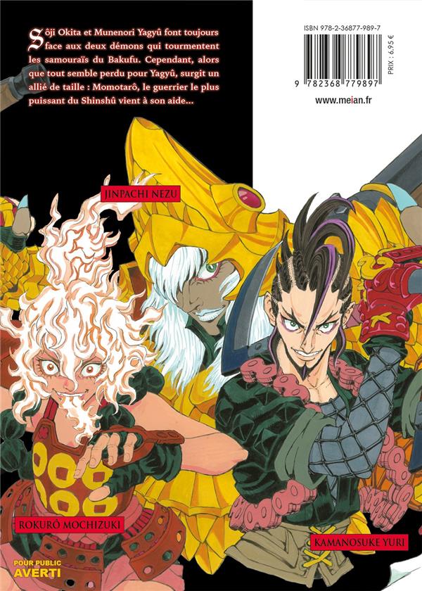 Quatrième de couverture de « LES 7 NINJAS D'EFU - TOME 8 »