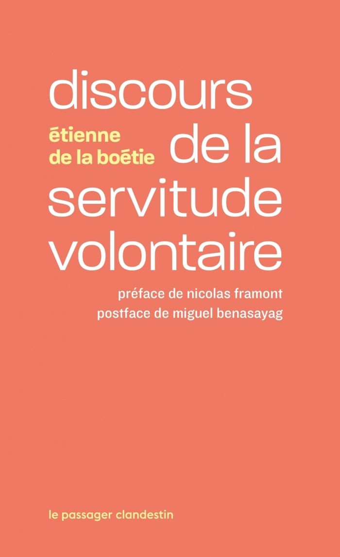 Couverture du livre « Discours de la servitude volontaire » de Etienne La Boétie, librairie Les Contes Infusés à Corte