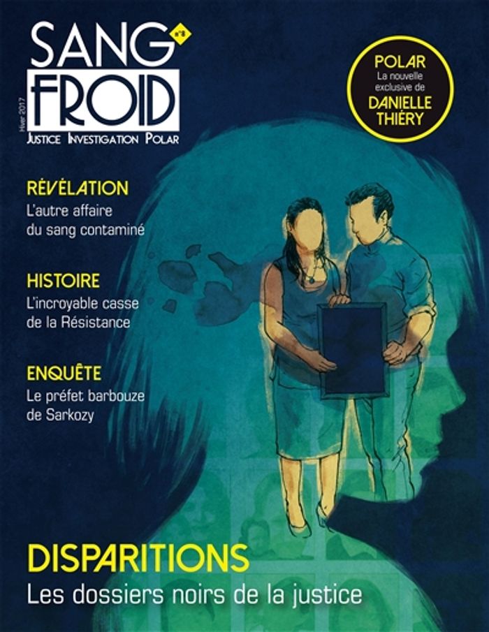Couverture du livre « SANG-FROID N 8 - JUSTICE INVESTIGATION POLAR », librairie Les Contes Infusés à Corte