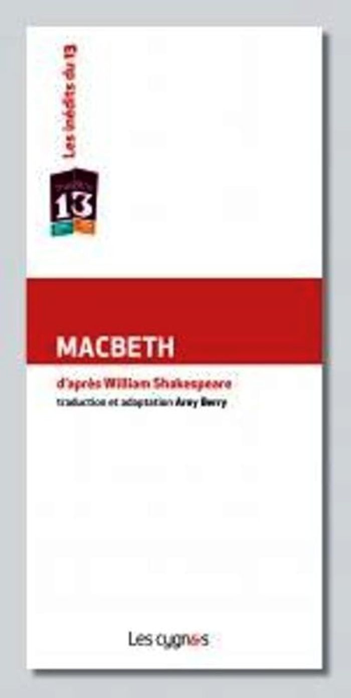 Couverture du livre « Macbeth » de William Shakespeare, librairie Les Contes Infusés à Corte