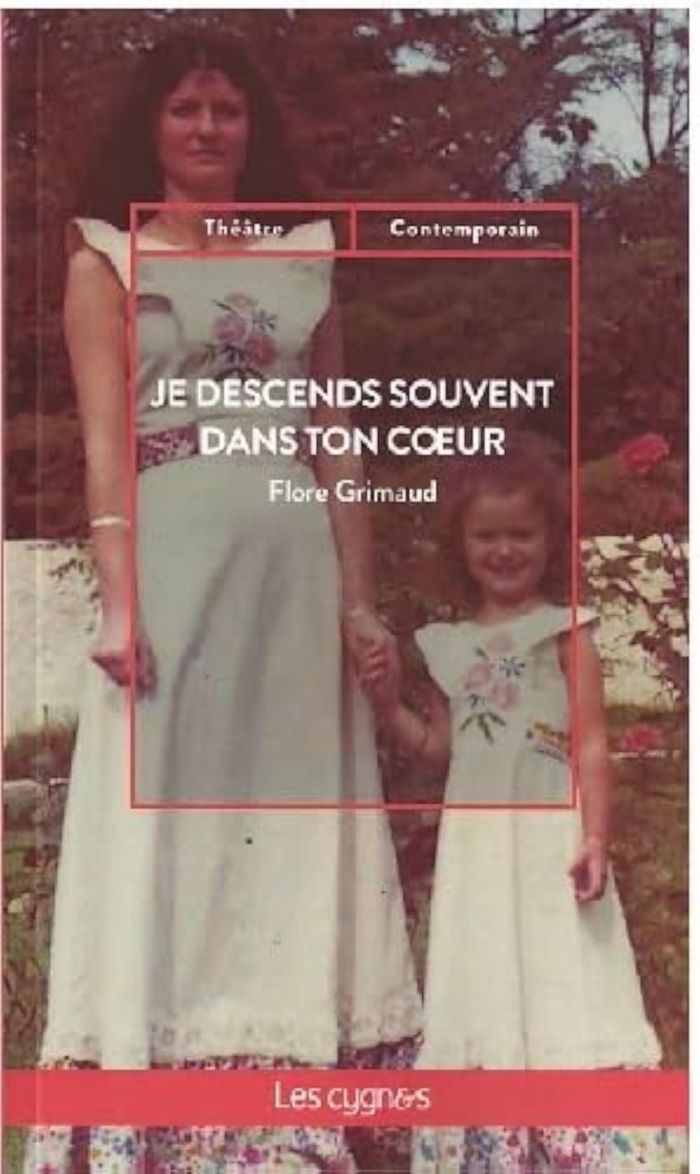 Couverture du livre « JE DESCENDS SOUVENT DANS TON COEUR » de Flore Grimaud, librairie Les Contes Infusés à Corte