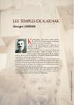 Quatrième de couverture de « LES TEMPLES DE KARNAK »