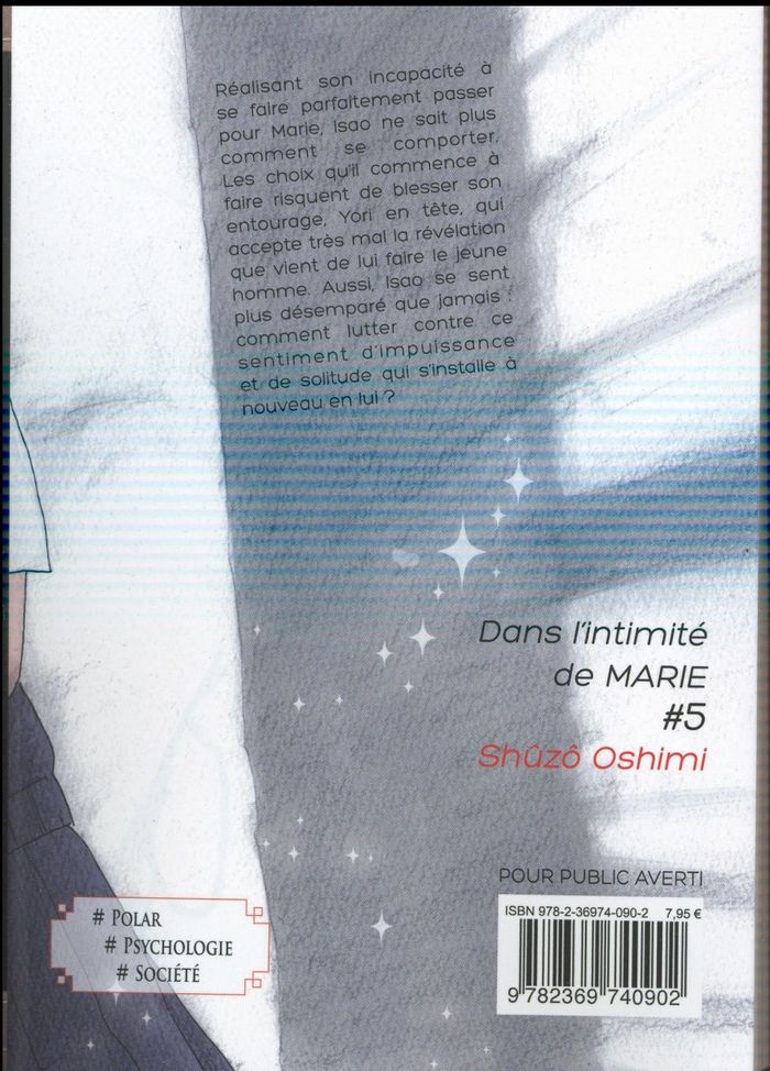 Quatrième de couverture de « DANS L'INTIMITE DE MARIE - TOME 5 »