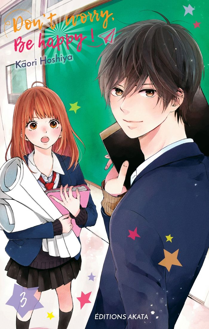 Couverture du livre « DONT WORRY BE HAPPY! - DONT WORRY, BE HAPPY ! - TOME 3 » de Kaori Hoshiya, librairie Les Contes Infusés à Corte