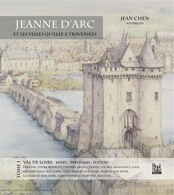 Couverture du livre « Jeanne d'Arc : Et les villes qu'elle a traversée », librairie Les Contes Infusés à Corte