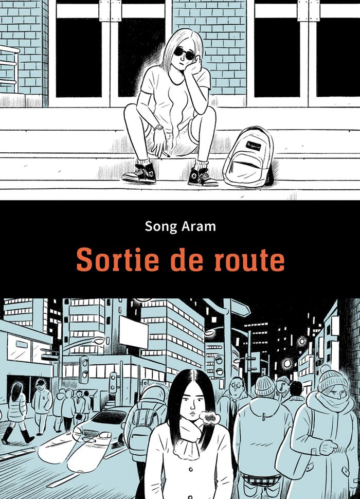 Couverture du livre « Sortie de route » de Song Aram, librairie Les Contes Infusés à Corte
