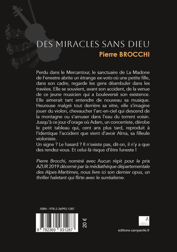 Quatrième de couverture de « Des miracles sans dieu »
