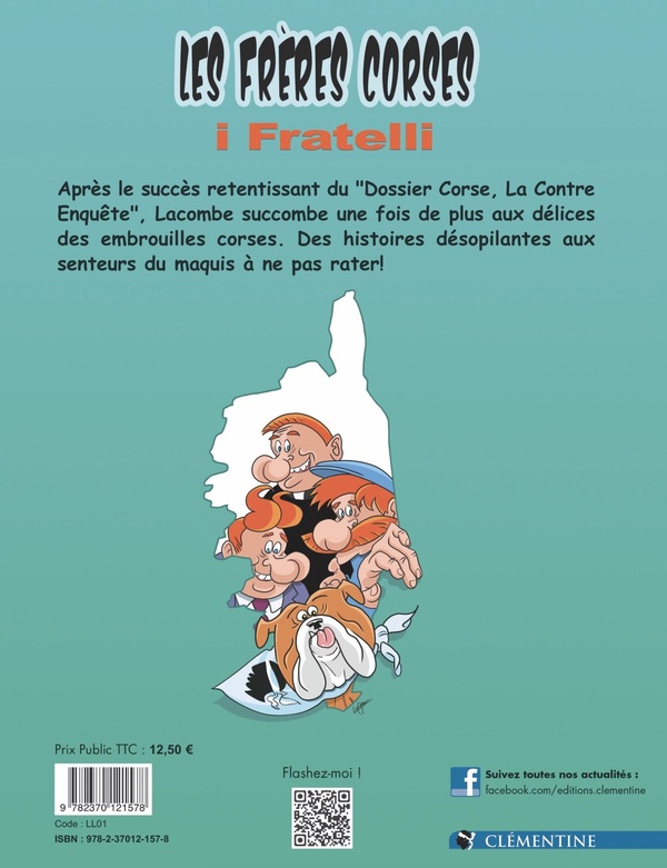 Quatrième de couverture de « LES FRERES CORSES - ETAT D'URGENCE »