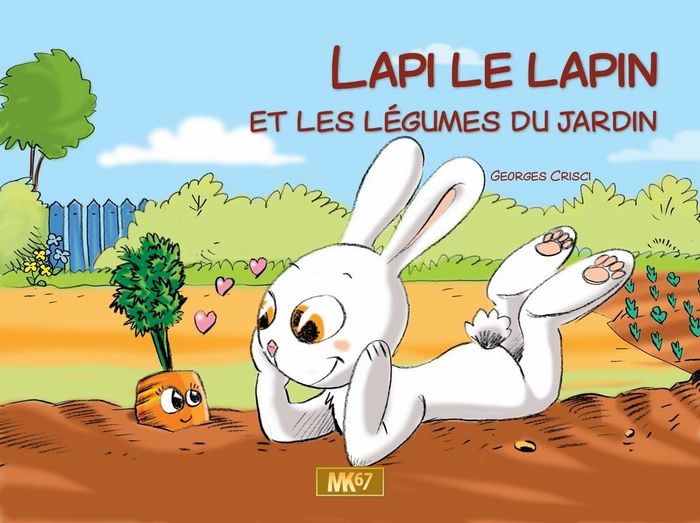 Couverture du livre « LAPI LE LAPIN ET LES LEGUMES DU JARDIN [KAMISHIBAI] » de Georges Crisci, librairie Les Contes Infusés à Corte