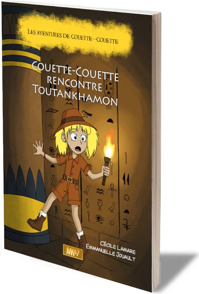 Couverture du livre « Couette-Couette rencontre Toutankhamon », librairie Les Contes Infusés à Corte