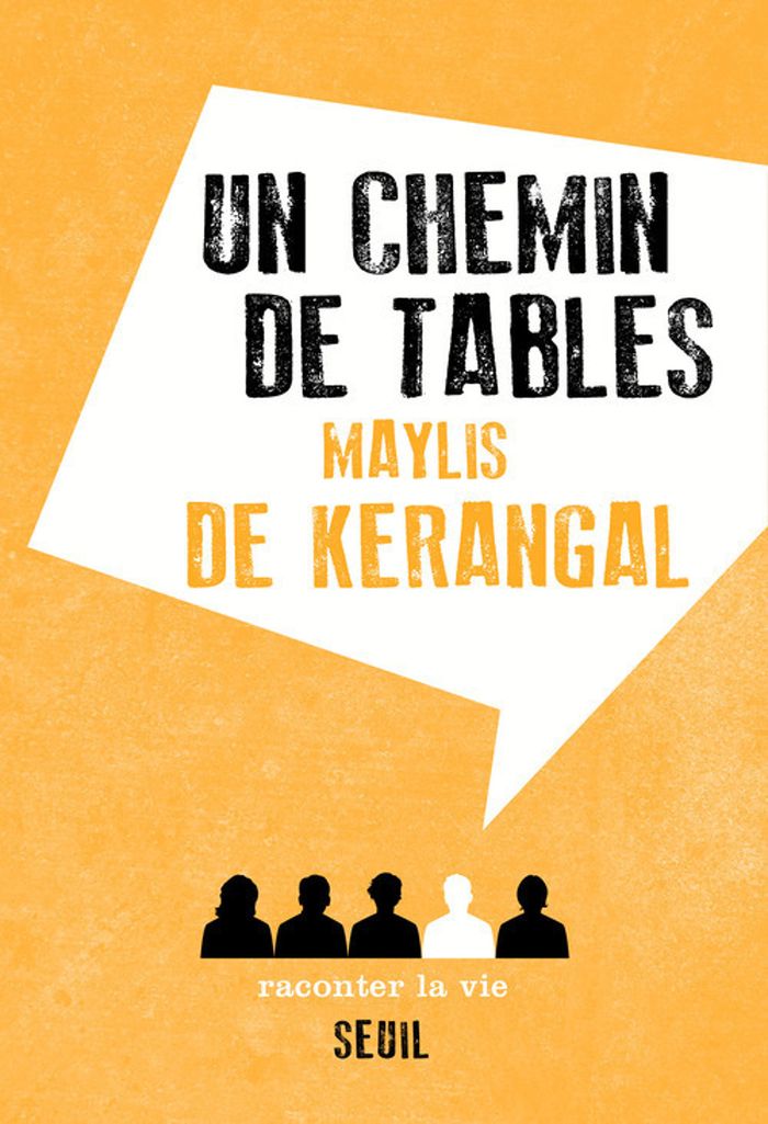 Couverture du livre « Un chemin de tables » de Maylis de Kerangal, librairie Les Contes Infusés à Corte