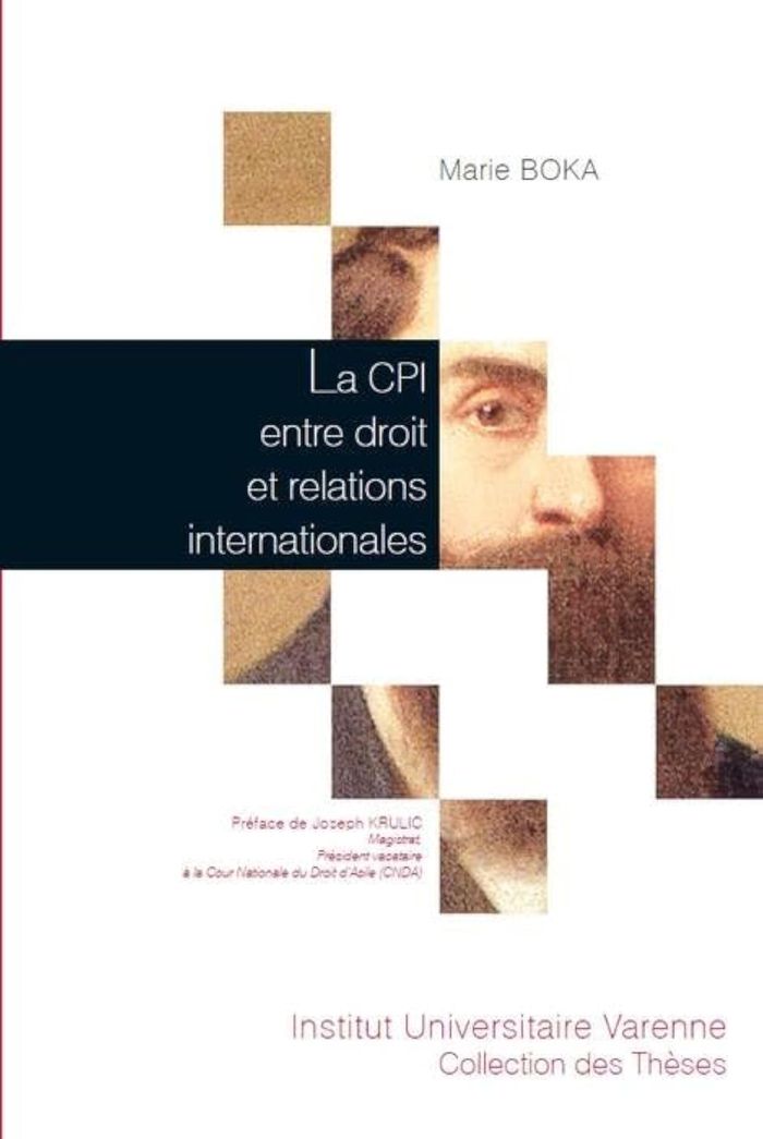 Couverture du livre « LA CPI ENTRE DROIT ET RELATIONS INTERNATIONALES » de Krulic/boka, librairie Les Contes Infusés à Corte