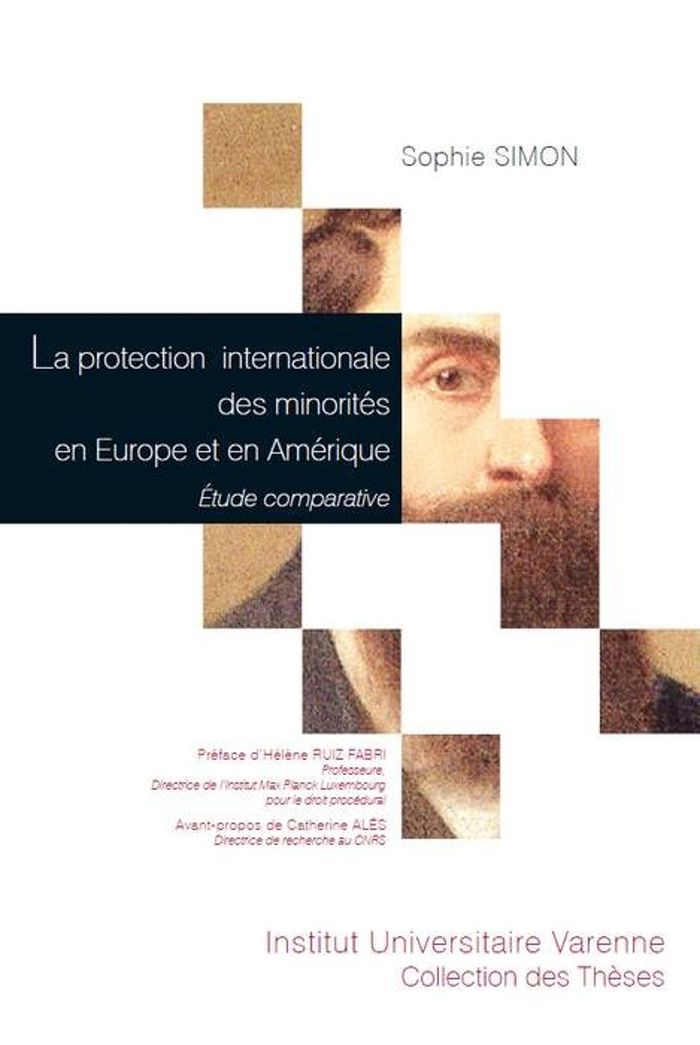 Couverture du livre « LA PROTECTION INTERNATIONALE DES MINORITES EN EUROPE ET EN AMERIQUE - ETUDE COMPARATIVE » de S. Simon, librairie Les Contes Infusés à Corte