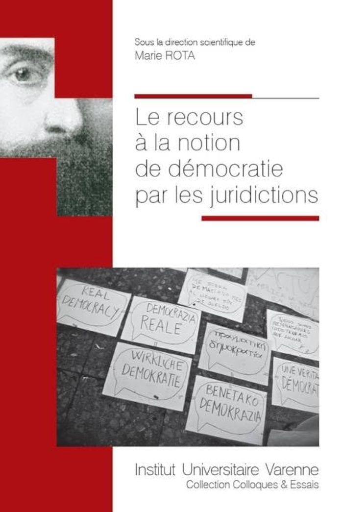 Couverture du livre « LE RECOURS A LA NOTION DE DEMOCRATIE PAR LES JURIDICTIONS » de Marie Rota, librairie Les Contes Infusés à Corte