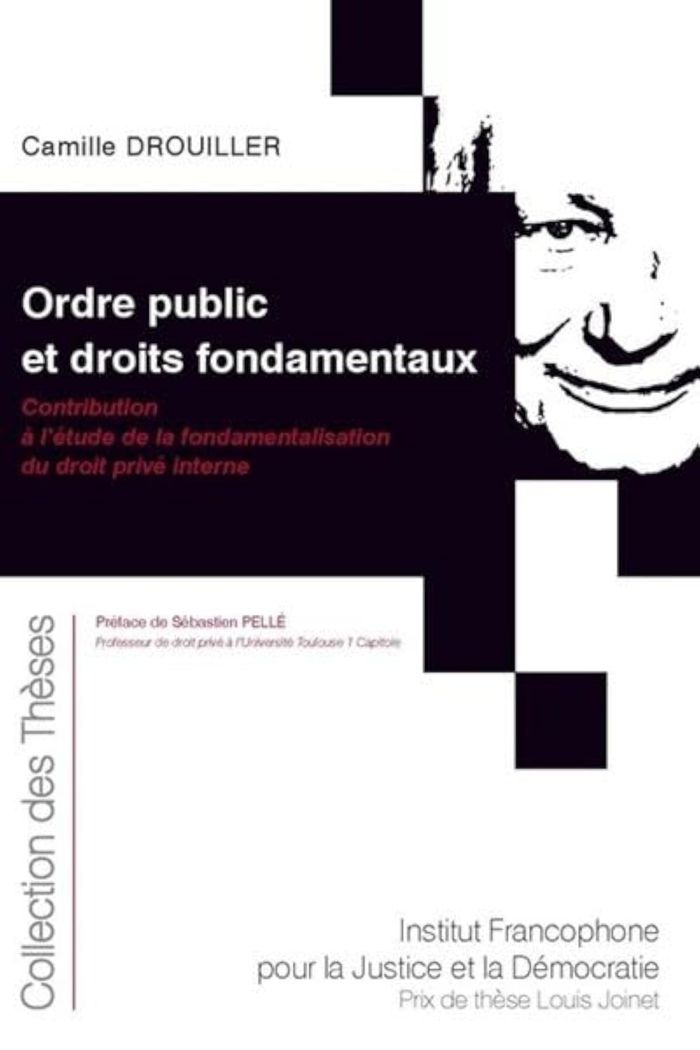Couverture du livre « ORDRE PUBLIC ET DROITS FONDAMENTAUX - TOME 203 - CONTRIBUTION A L'ETUDE DE LA FONDAMENTALISATION DU » de Camille Drouiller, librairie Les Contes Infusés à Corte