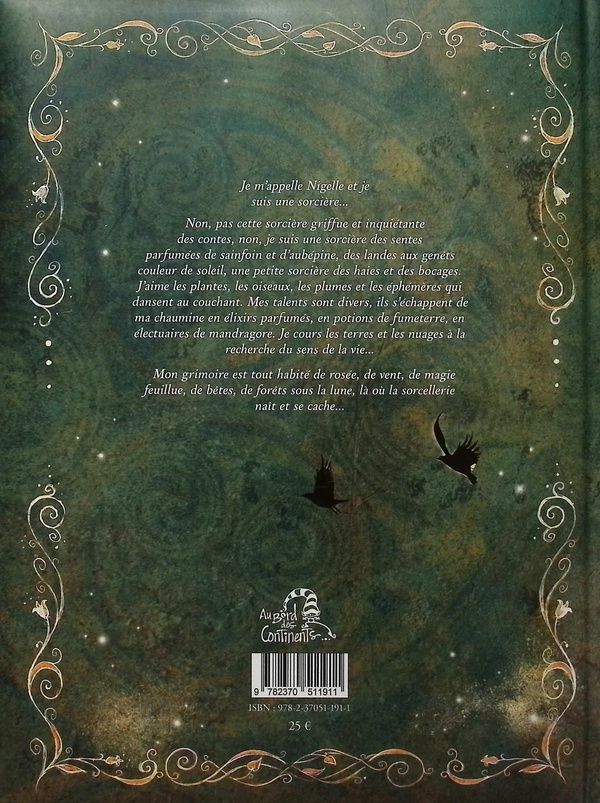 Quatrième de couverture de « Le grimoire ensorcelé : l'histoire de Nigelle la sorcière »