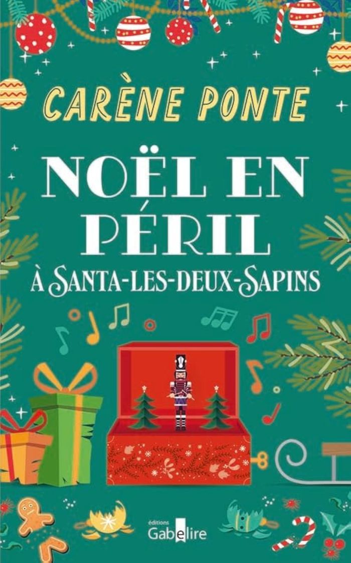 Couverture du livre « Noël en péril à Santa-les-Deux-Sapins » de Carène Ponte, librairie Les Contes Infusés à Corte