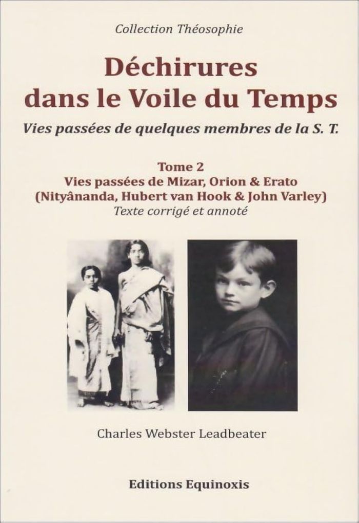 Couverture du livre « DECHIRURES DANS LE VOILE DU TEMPS T.2 » de Charles Leadbeater, librairie Les Contes Infusés à Corte