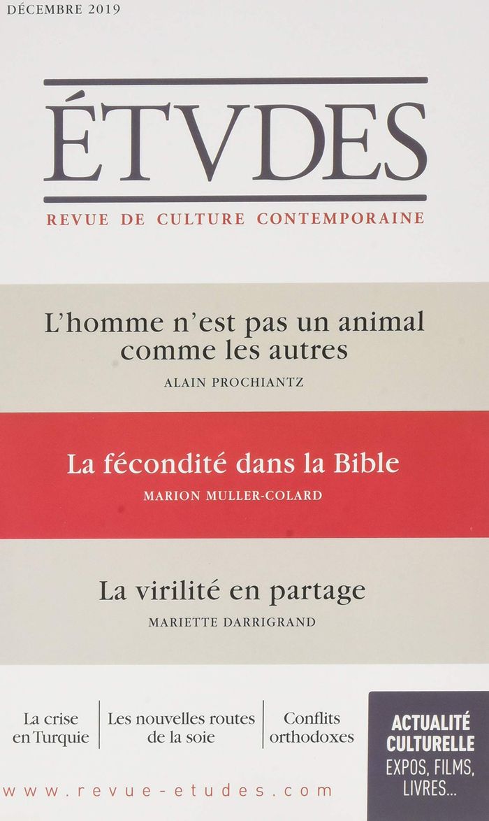 Couverture du livre « ETUDES 4266 - DECEMBRE » de Xxx, librairie Les Contes Infusés à Corte