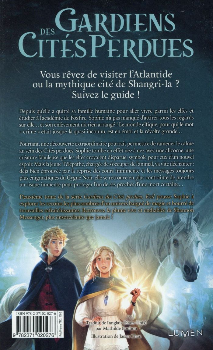 Quatrième de couverture de « Exil »