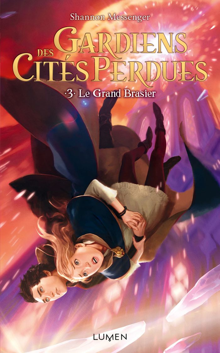 Couverture du livre « Le grand brasier » de Shannon Messenger, librairie Les Contes Infusés à Corte